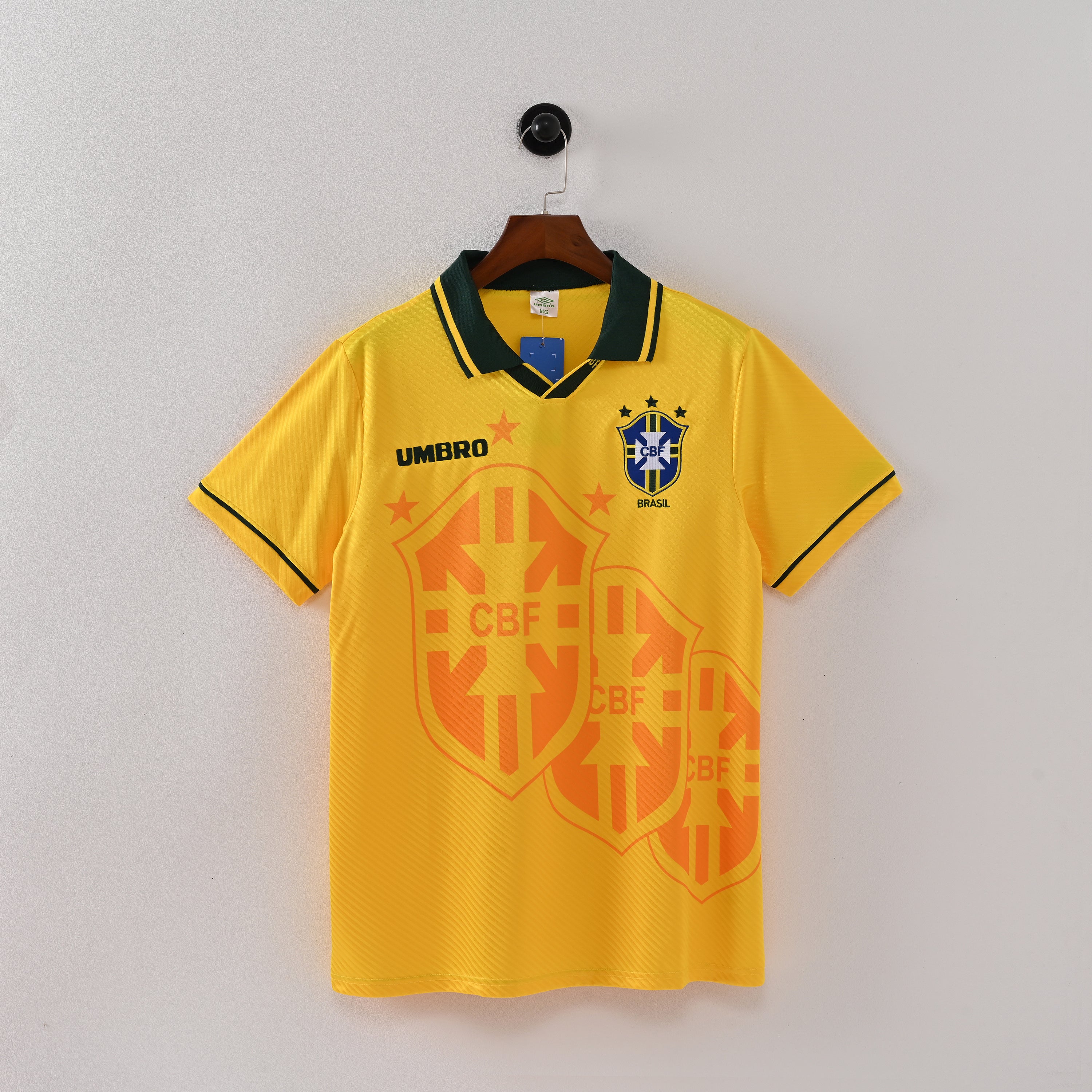 Brazil 1994 World Cup retro jersey front view