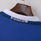 Brazil 1995–97 Four-Star Away Retro Jersey - detail