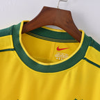 Brazil 1998 World Cup Home Long Sleeve Retro Jersey detail