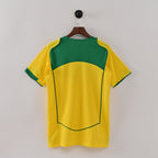 Brazil 2004 Home Retro Jersey back view