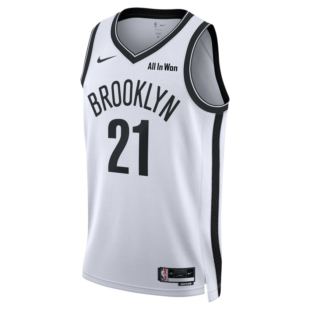 Brooklyn Nets 2025/26 Association Edition, Noah Clowney #21, dorsal