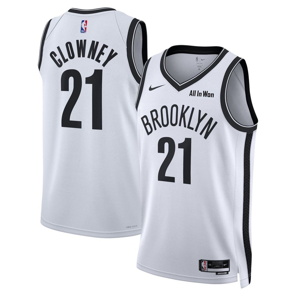Brooklyn Nets 2025/26 Association Edition, Noah Clowney #21, frente