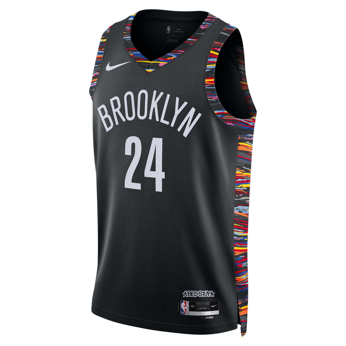 Brooklyn Nets 2025/26 City Edition jersey Cam Thomas #24 espalda
