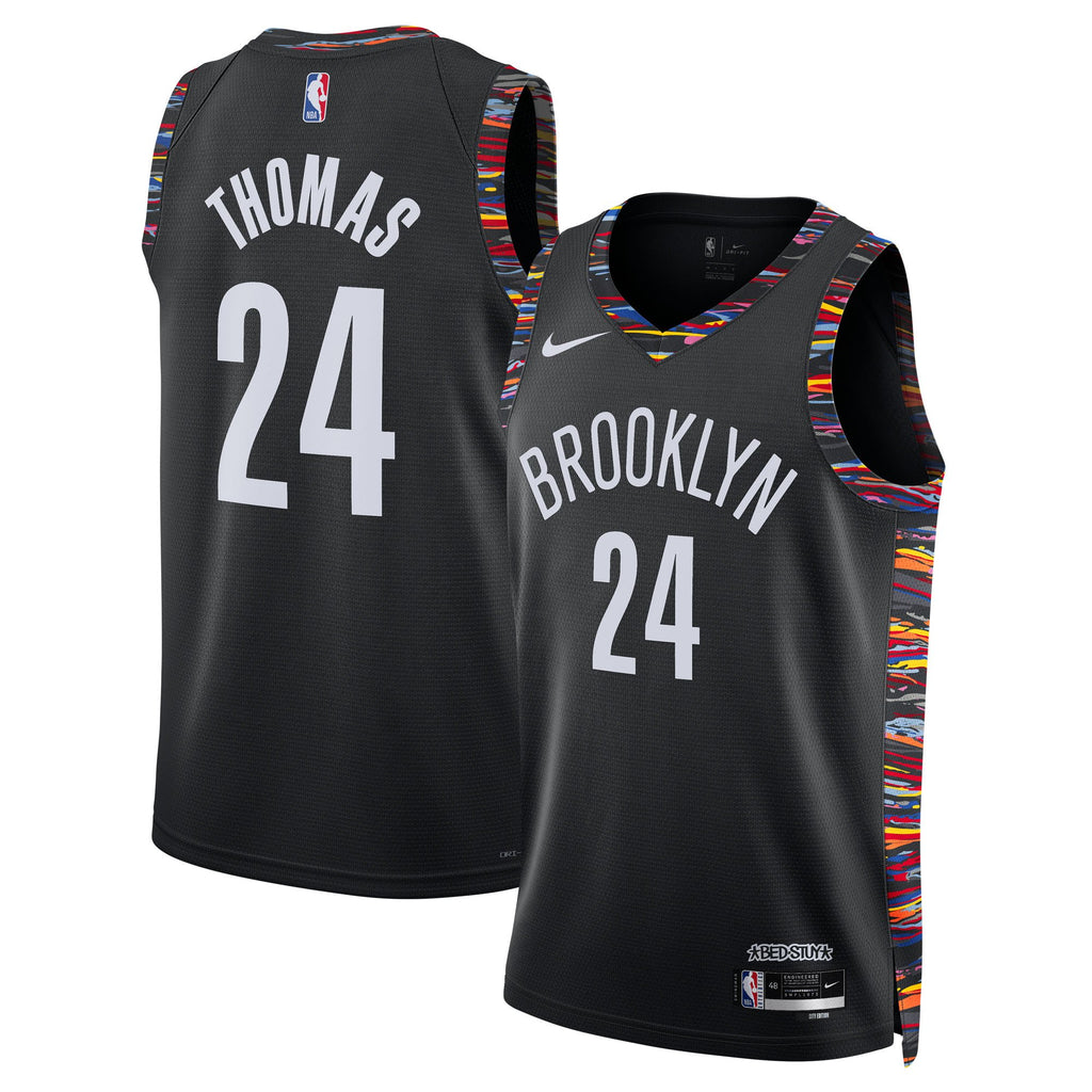 Brooklyn Nets 2025/26 City Edition jersey Cam Thomas #24 frente