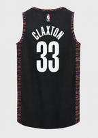 Brooklyn Nets 2025/26 City Edition jersey Nic Claxton #33 espalda