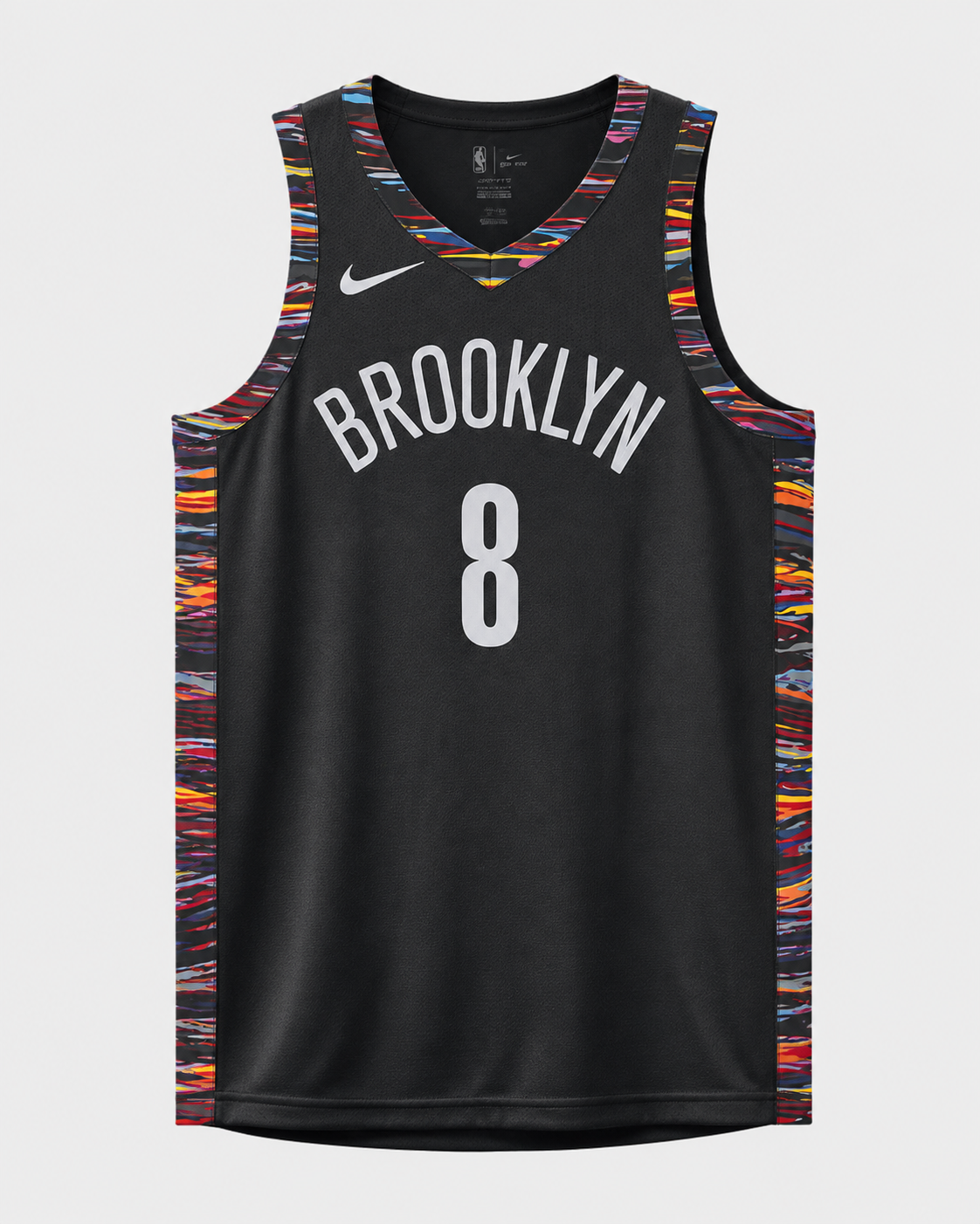 Brooklyn Nets 2025/26 City Edition jersey Egor Dëmin #8 frente