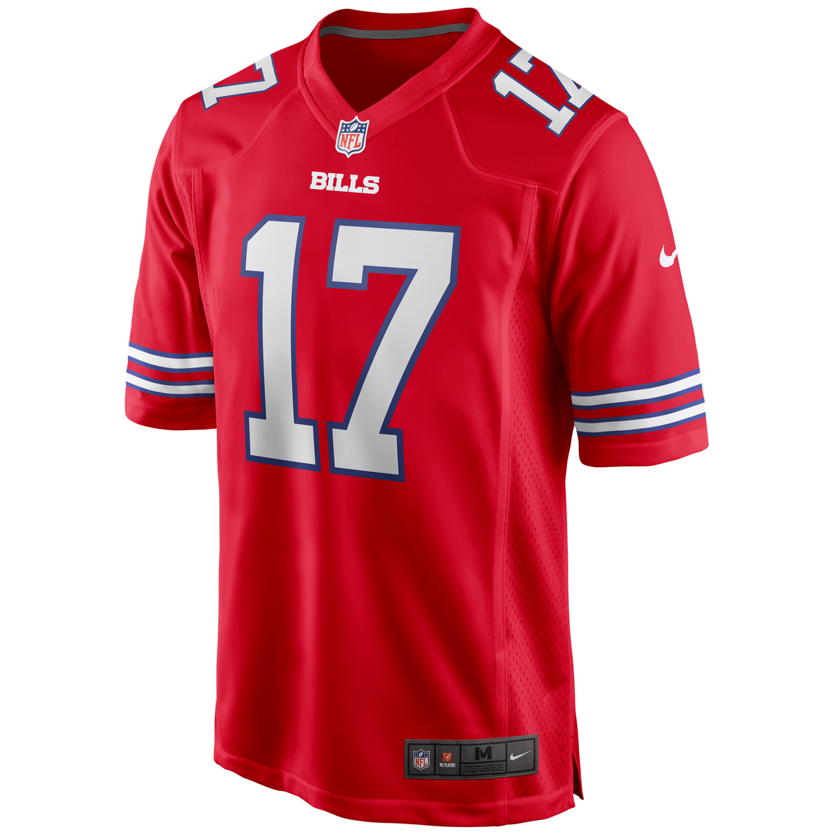 GoalStyle Buffalo Bills Red Alternate Game jersey front, isolated product image