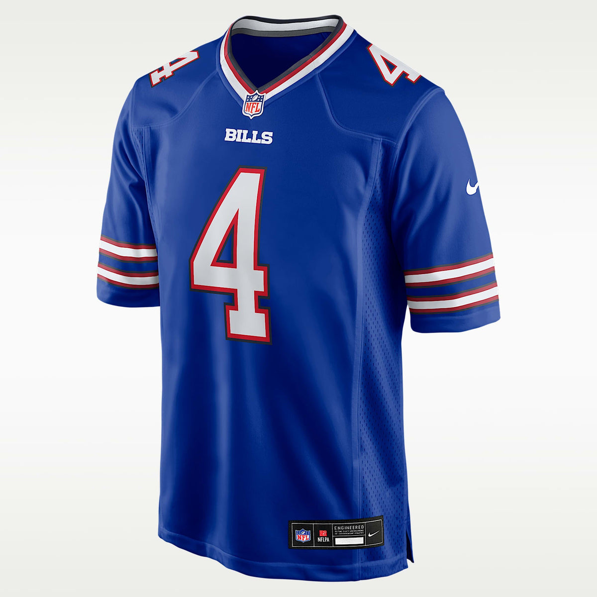Buffalo Bills NFL jersey — James Cook #4 — front view