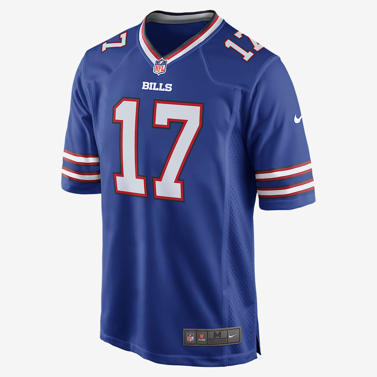 Buffalo Bills Royal Team Jersey — Josh Allen #17 — front view