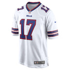 GoalStyle Buffalo Bills White Game Jersey Josh Allen #17 front