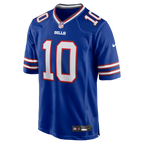 Buffalo Bills NFL jersey — Khalil Shakir #10 — back view