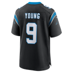 GoalStyle Carolina Panthers Bryce Young #9 Team Game Jersey back