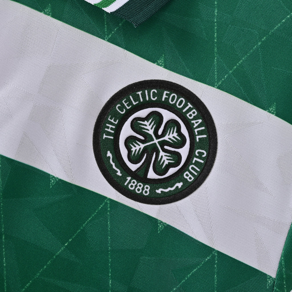 Celtic 1989–91 Home Retro Jersey club crest detail