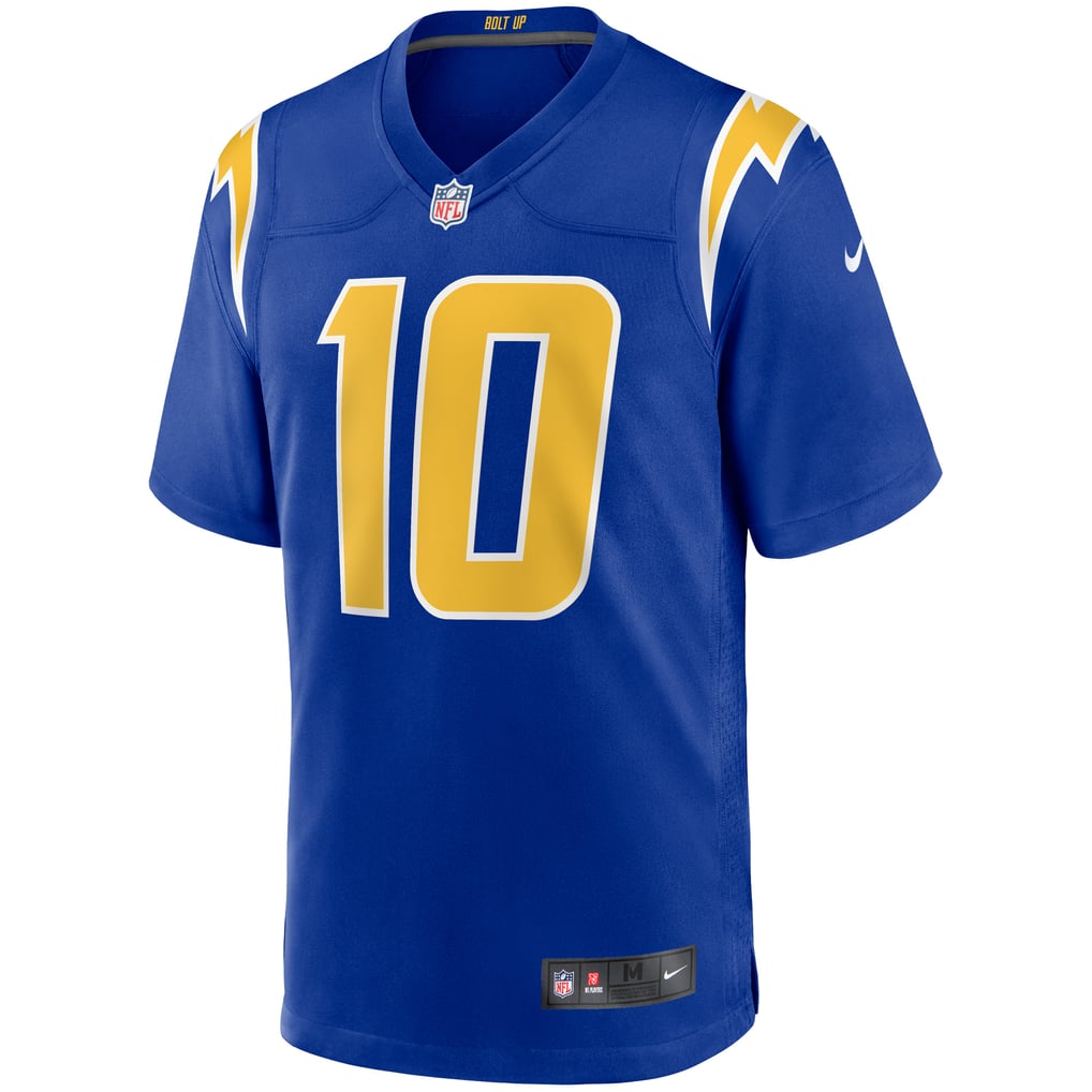 Los Angeles Chargers Alternate Royal jersey Justin Herbert #10 front