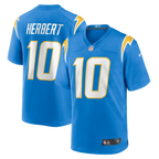 Los Angeles Chargers NFL jersey — Justin Herbert #10 — front view