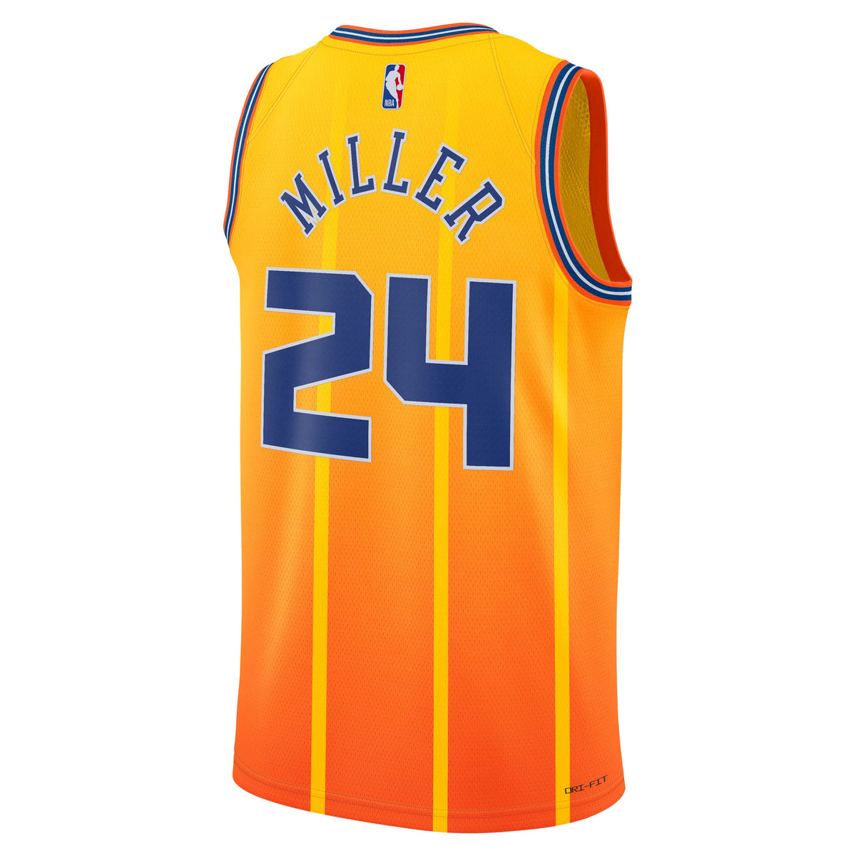 Charlotte Hornets 2025/26 City Edition Brandon Miller #24 jersey — back view