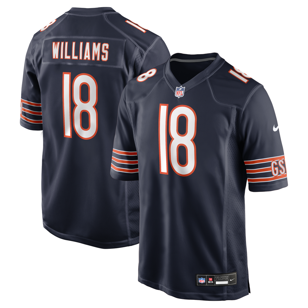 Chicago Bears NFL jersey — Caleb Williams #18 — front view