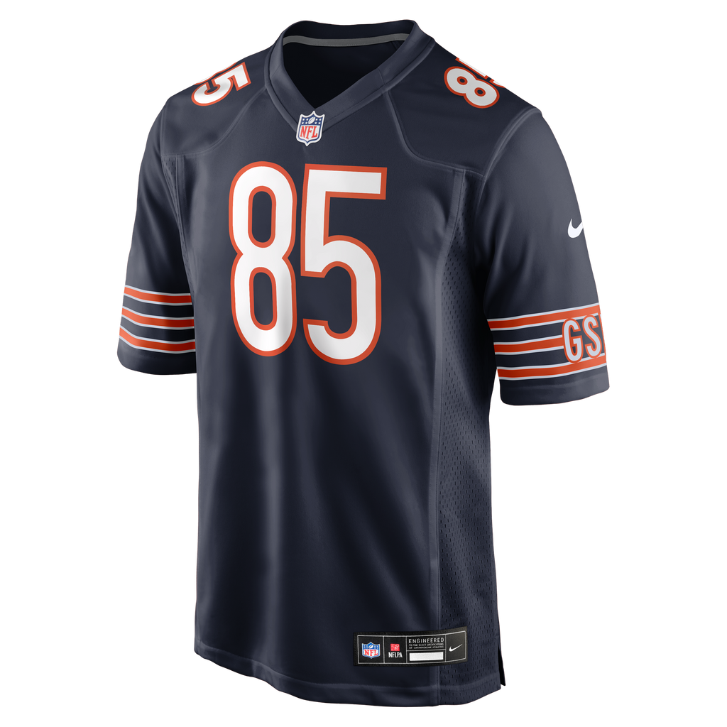 Chicago Bears NFL jersey — Cole Kmet #85 — back view