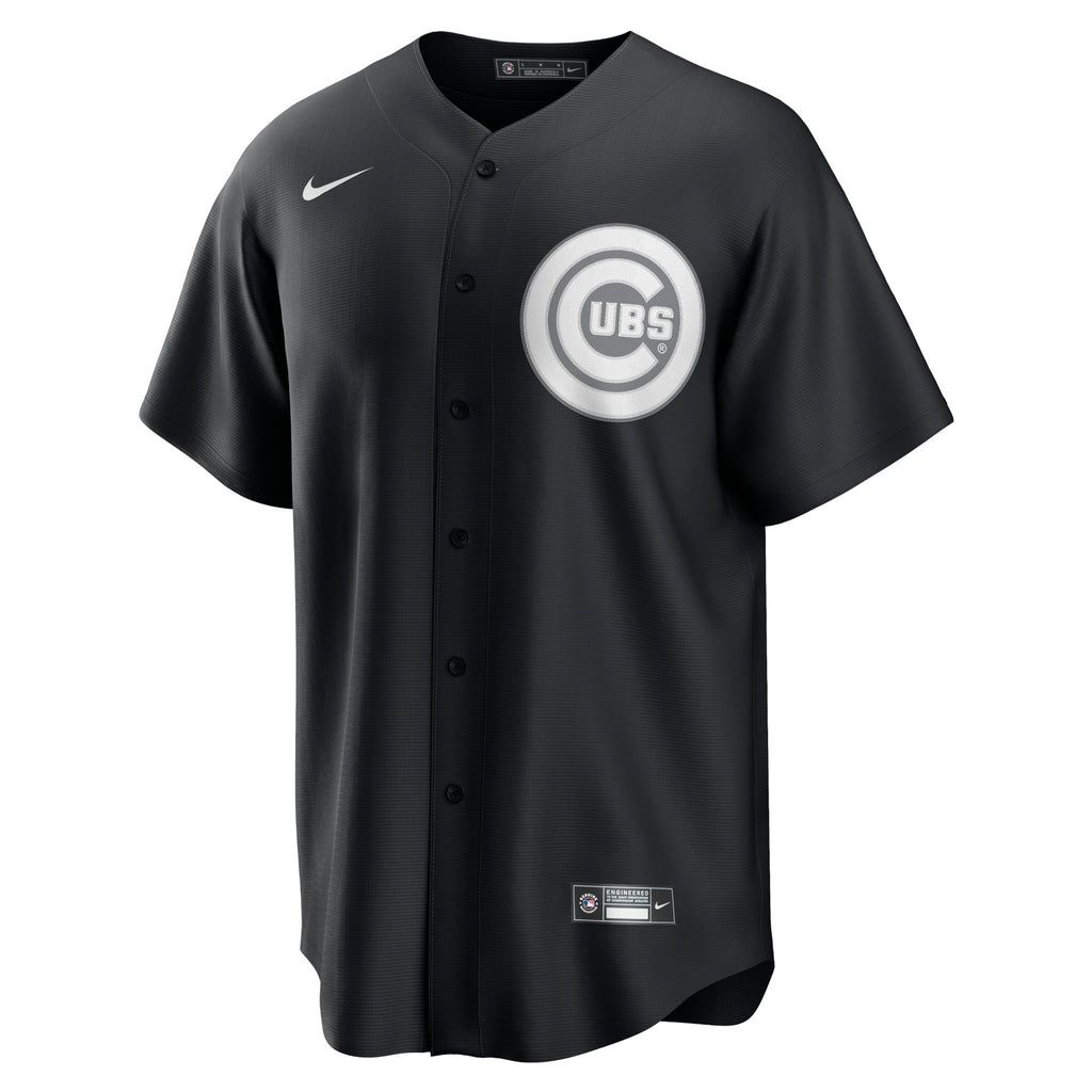Chicago Cubs Jersey — Black — back view