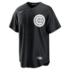 Chicago Cubs Jersey — Black — back view