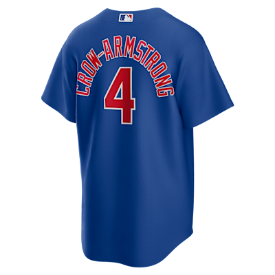 Chicago Cubs Jersey — Royal Alternate — back view