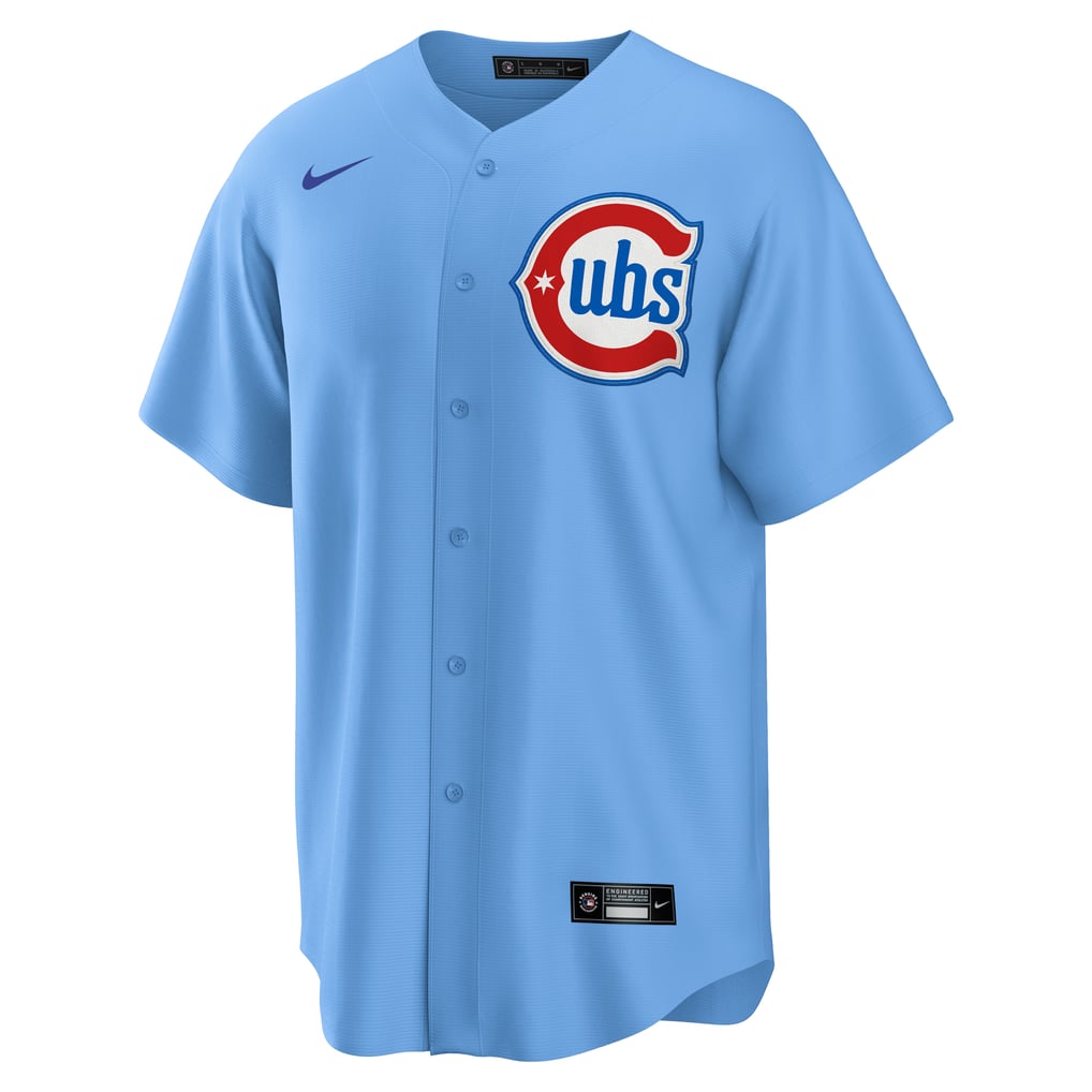 Chicago Cubs Light Blue Alternate jersey masculino, vista frontal