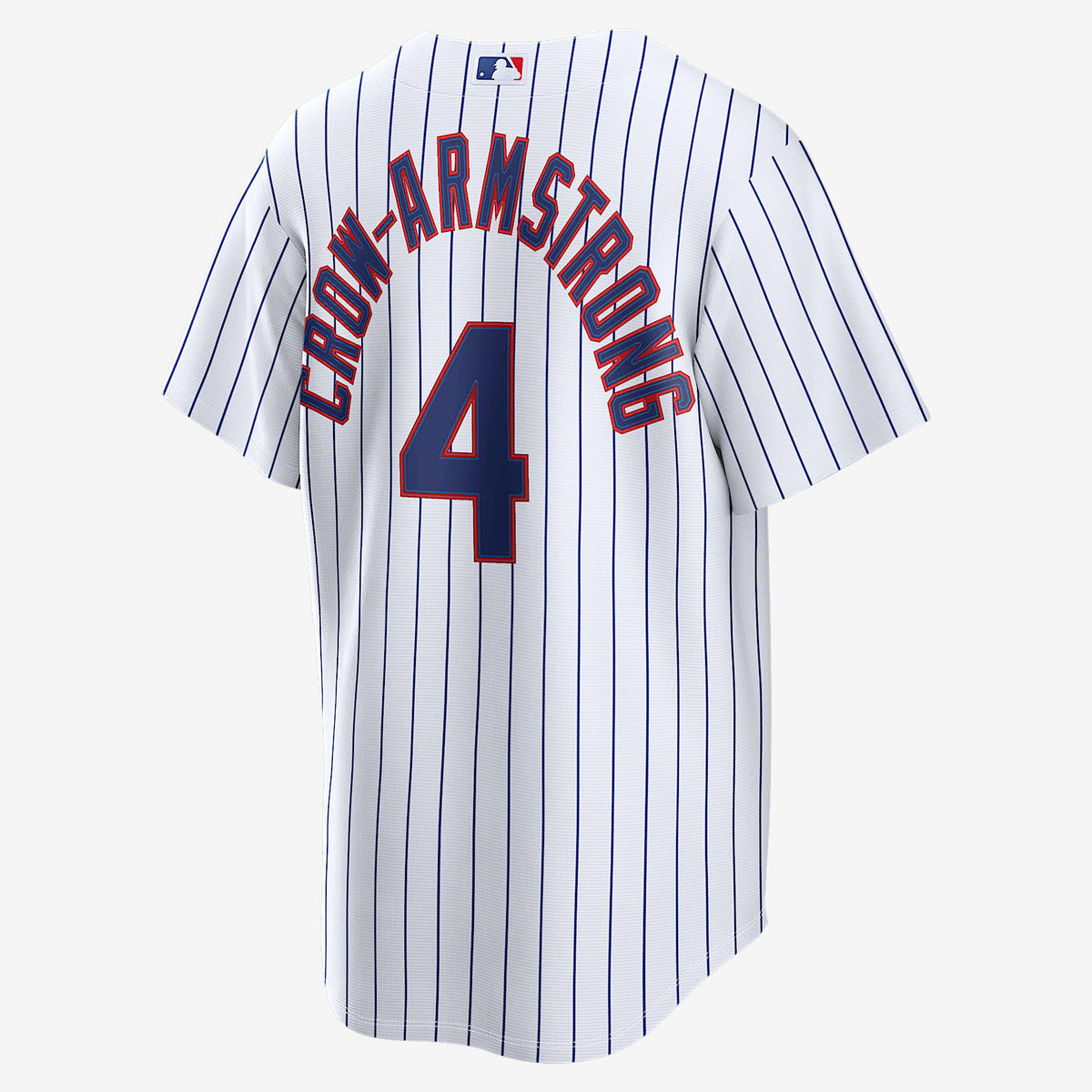 Chicago Cubs White Home Jersey — Pete Crow-Armstrong #4 — back view