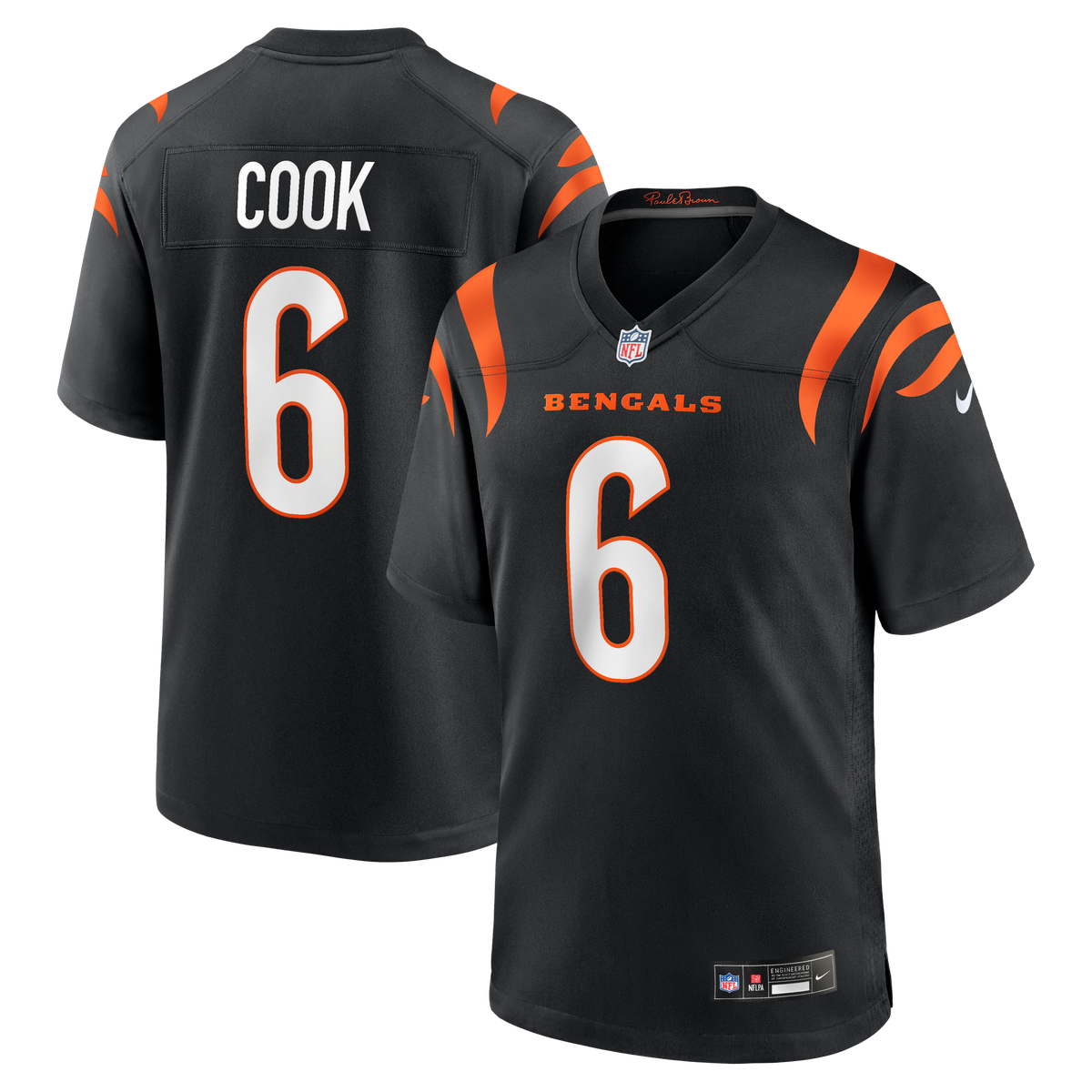 Cincinnati Bengals NFL jersey — Bryan Cook #36 — front view