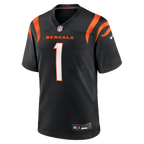 Cincinnati Bengals NFL jersey — Ja'Marr Chase #1 — back view