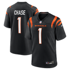 Cincinnati Bengals NFL jersey — Ja'Marr Chase #1 — front view
