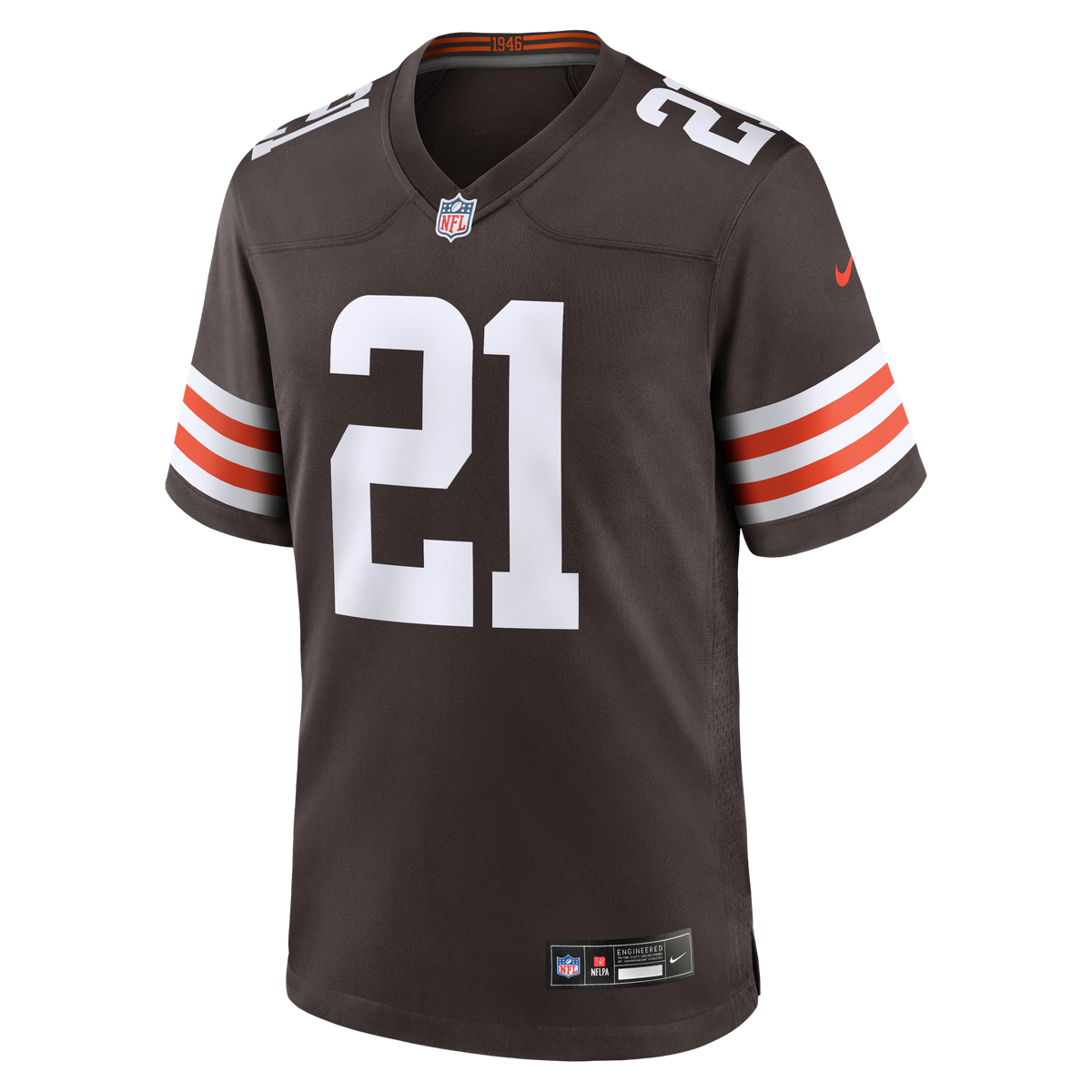 Cleveland Browns NFL jersey — Denzel Ward #21 — back view