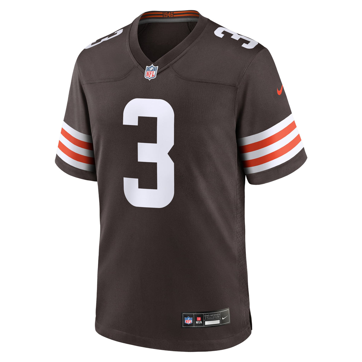 Cleveland Browns NFL jersey — back view