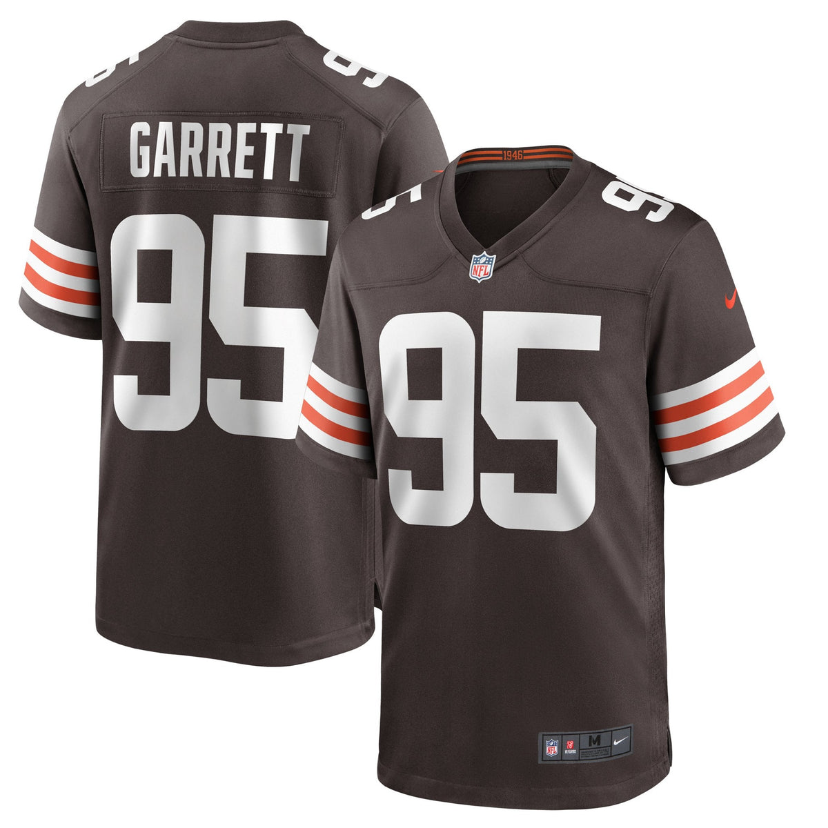 Cleveland Browns NFL jersey — Myles Garrett #95 — front view
