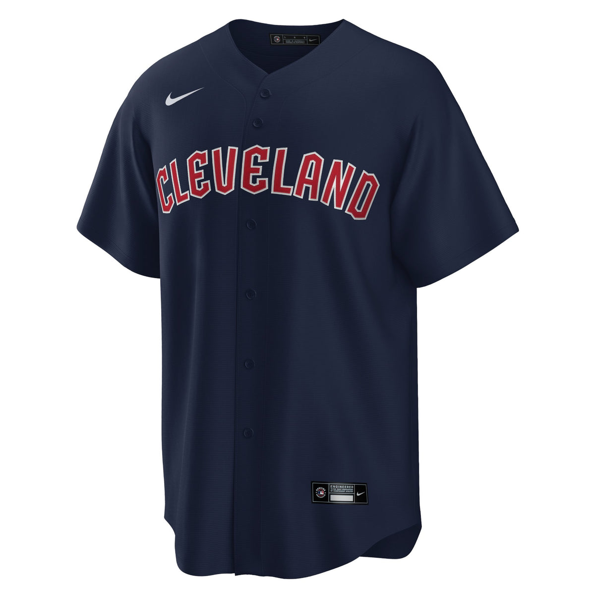 Cleveland Guardians Jersey — Navy Alternate — back view