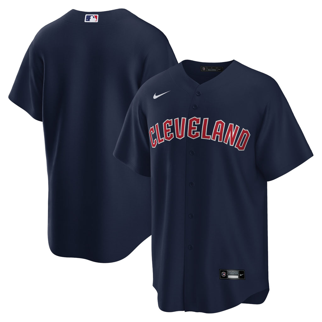 Cleveland Guardians Jersey — Navy Alternate — front view