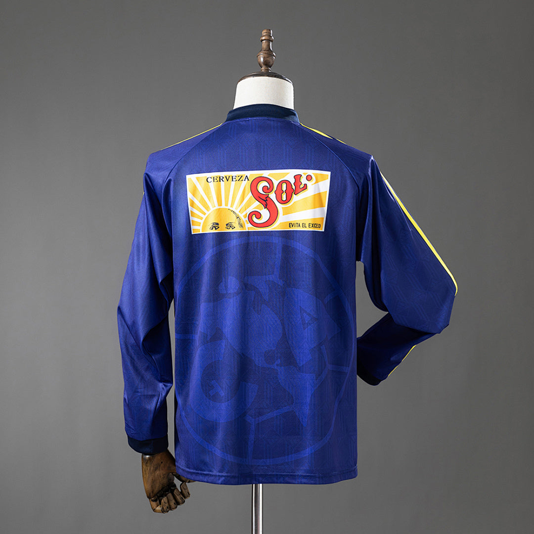 Club América 1997/98 Away Long Sleeve Retro Jersey – vista trasera