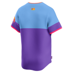 Colorado Rockies Purple Light Blue 2025 City Connect men's jersey back