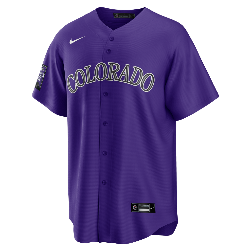 Colorado Rockies Purple Alternate men's jersey front