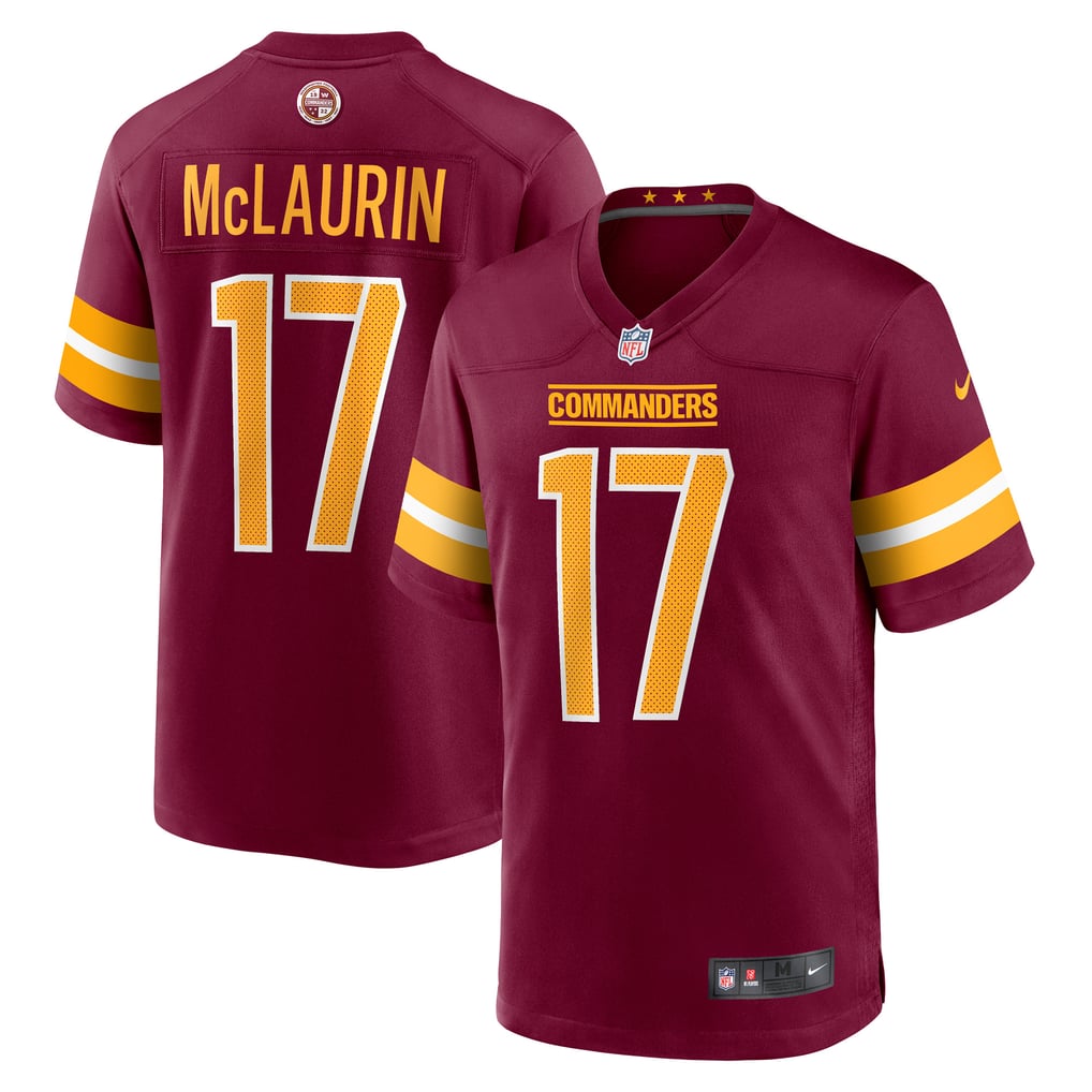 Washington Commanders NFL jersey — Terry McLaurin #17 — front view
