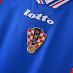 Croatia 1998 away retro jersey detail