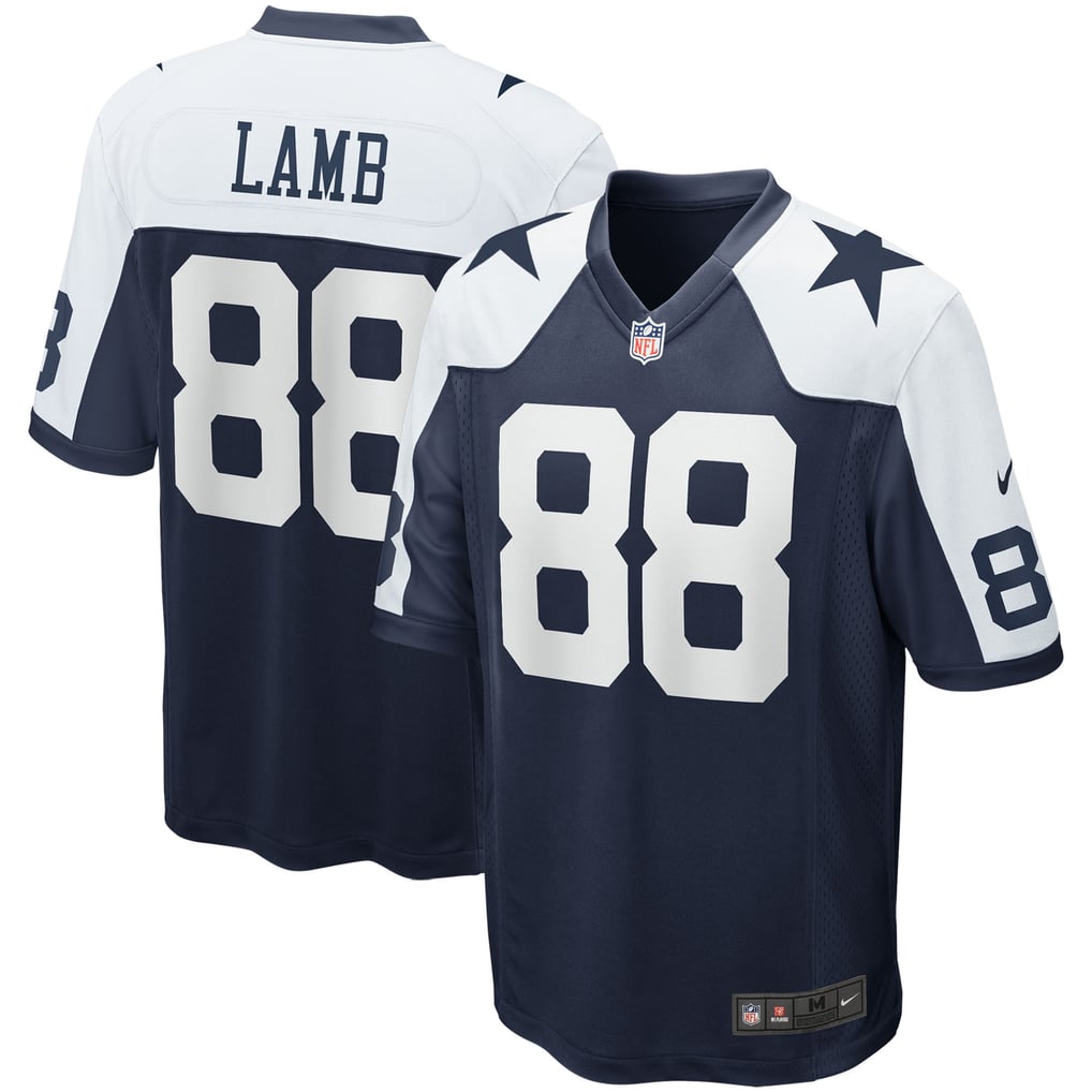 GoalStyle Dallas Cowboys Navy jersey CeeDee Lamb #88 front back