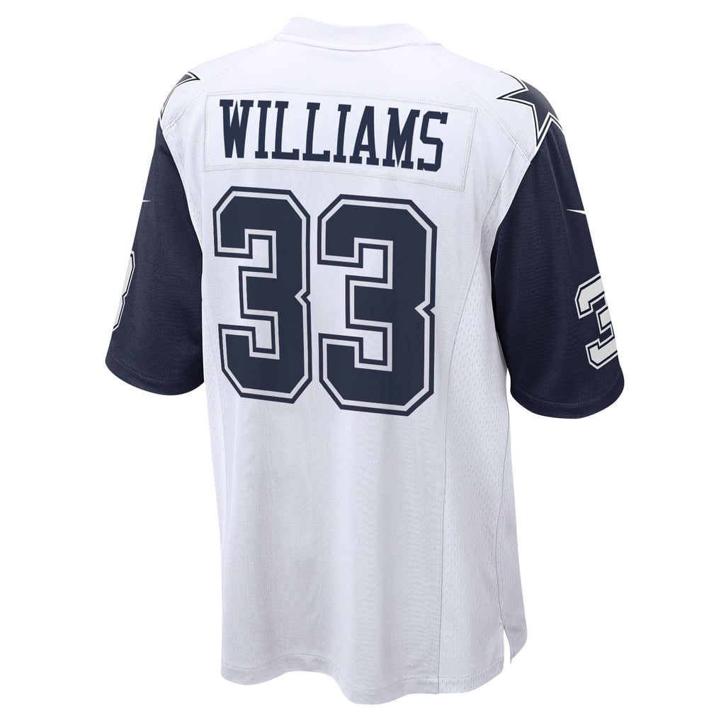 GoalStyle Dallas Cowboys White jersey Javonte Williams #23 back