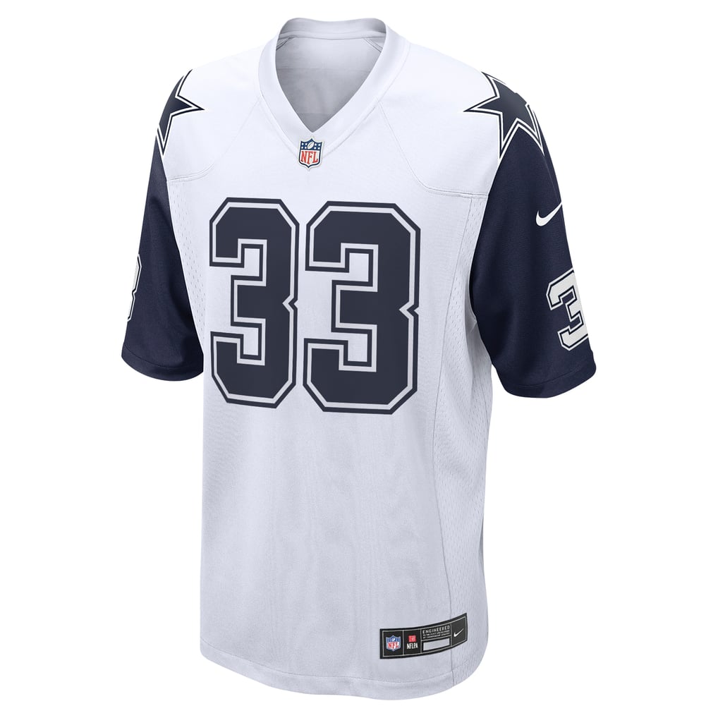 GoalStyle Dallas Cowboys White jersey Javonte Williams #23 front