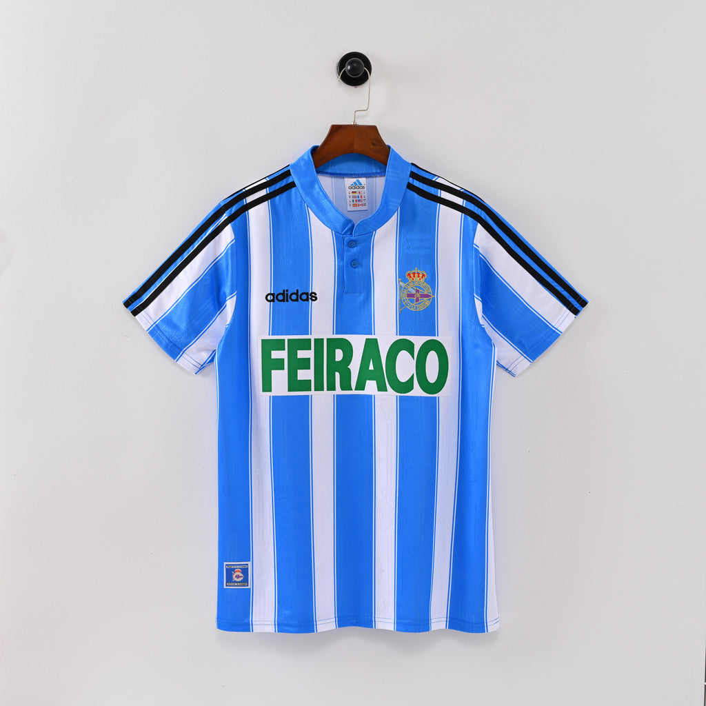 Deportivo La Coruña 1997/98 Home Retro Jersey - front view