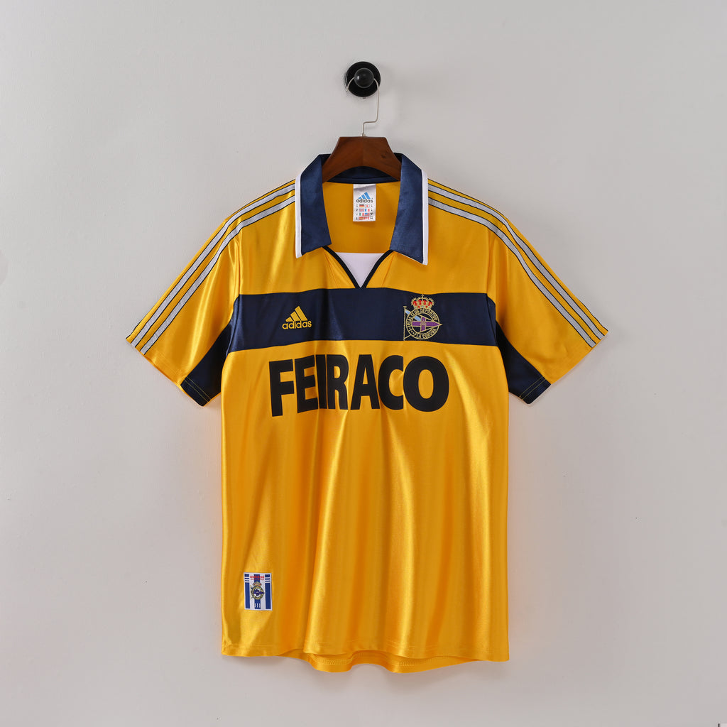Deportivo La Coruña 1999/00 Second Away Retro Jersey - front view
