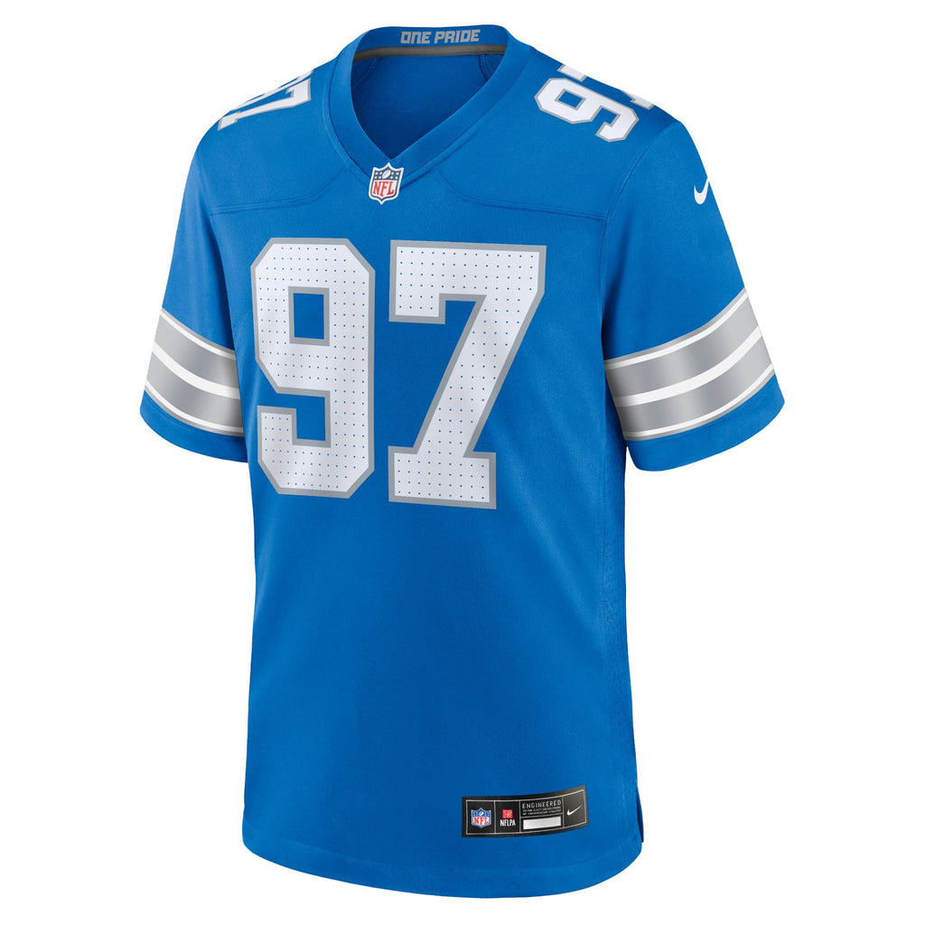 Detroit Lions NFL jersey — Aidan Hutchinson #97 — back view