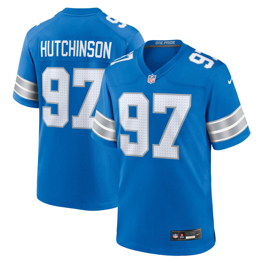 Detroit Lions NFL jersey — Aidan Hutchinson #97 — front view