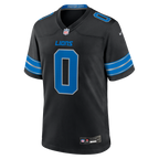 GoalStyle Detroit Lions Black 2nd Alternate NFL jersey, Jahmyr Gibbs #0, front view