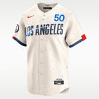Los Angeles Dodgers Jersey — Cream City Connect — front view