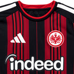 Eintracht Frankfurt 2026/27 home Fan jersey crest and fabric detail
